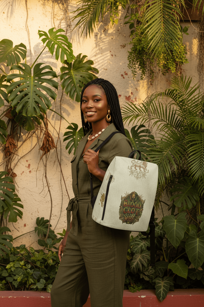 Blood Clot Y’all – Jamaican Street Culture BackpackEmber Spirit Apparel