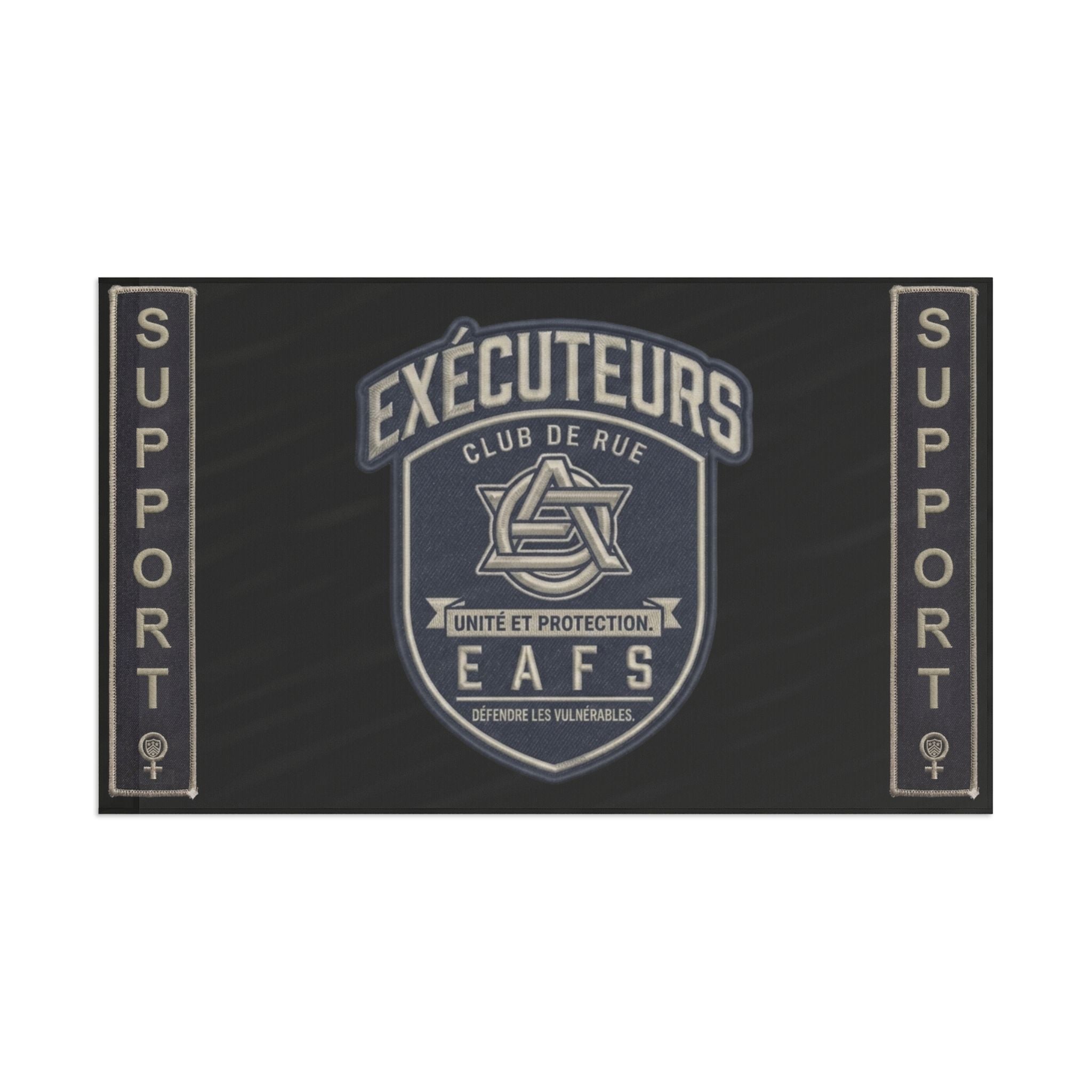 CAWS - Enforcers Street Club Flag – Unity & Protection CAWS Emblem ( French)Ember Spirit Apparel
