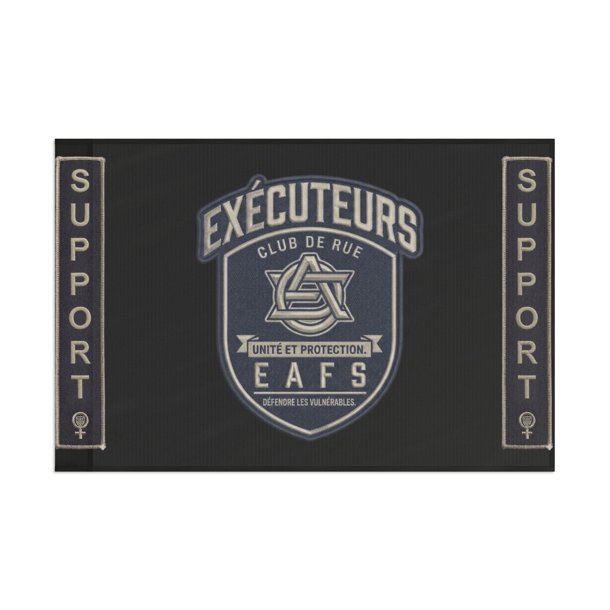 CAWS - Enforcers Street Club Flag – Unity & Protection CAWS Emblem ( French)Ember Spirit Apparel