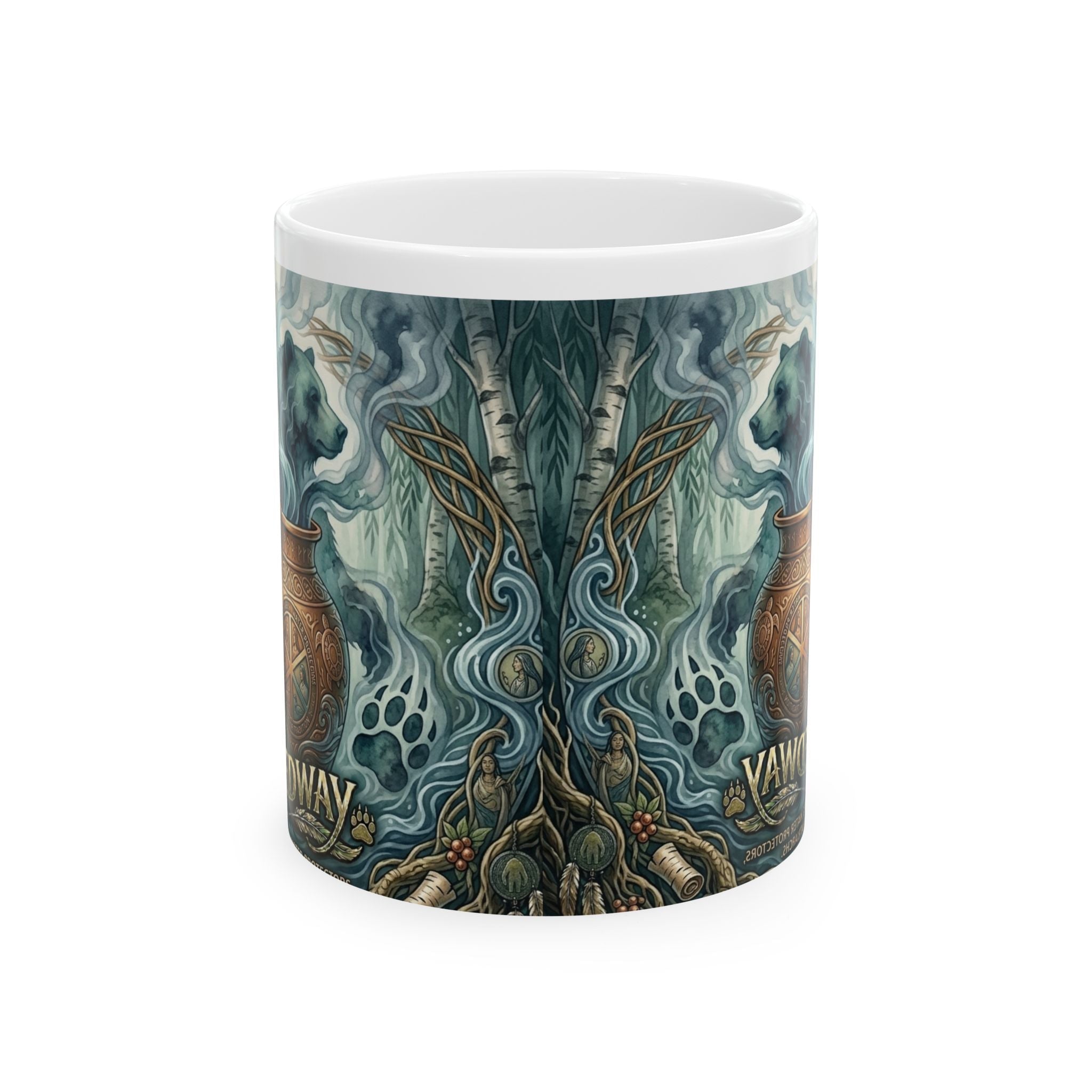 Bear Ceramic Mug, (11oz, 15oz)Ember Spirit Apparel