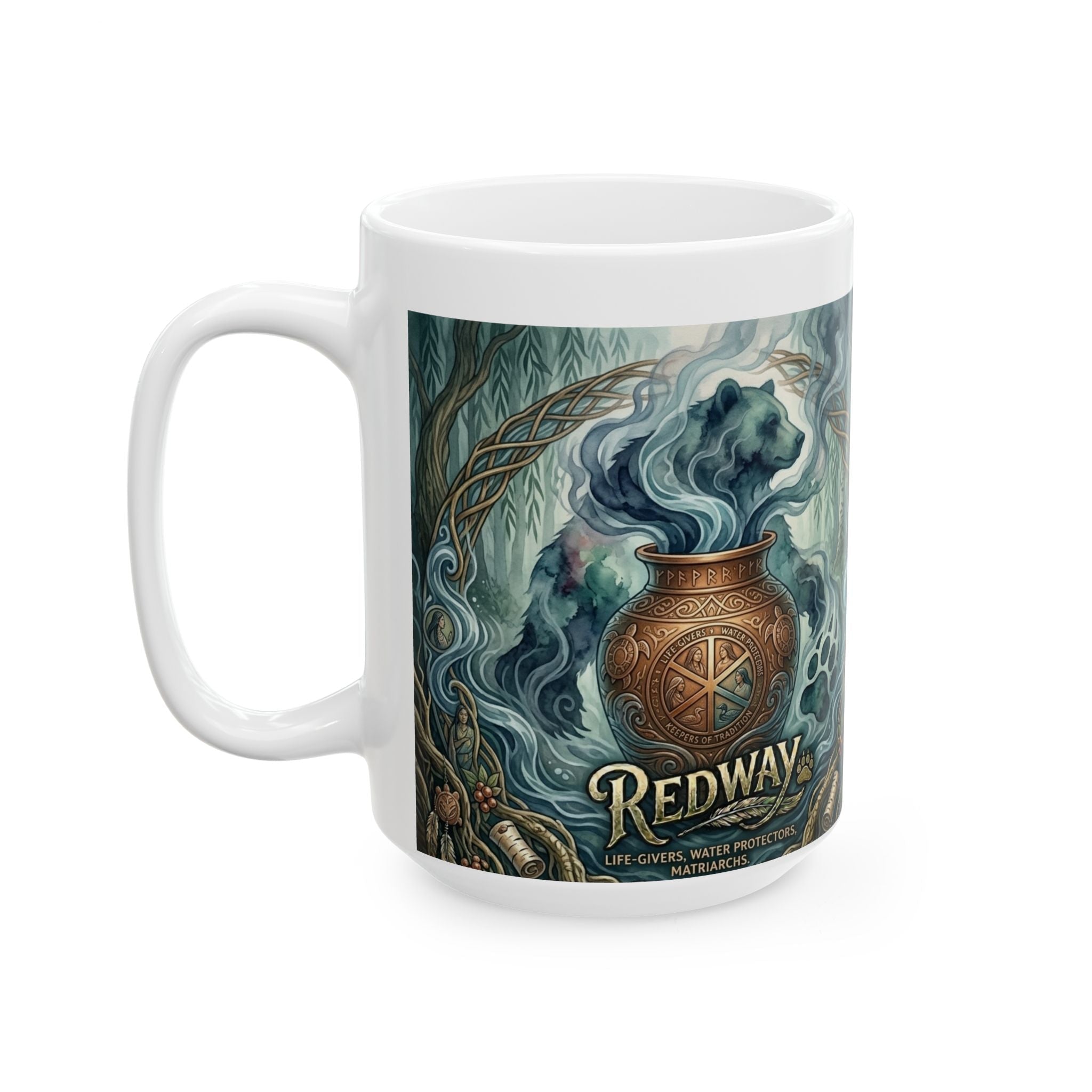 Bear Ceramic Mug, (11oz, 15oz)Ember Spirit Apparel