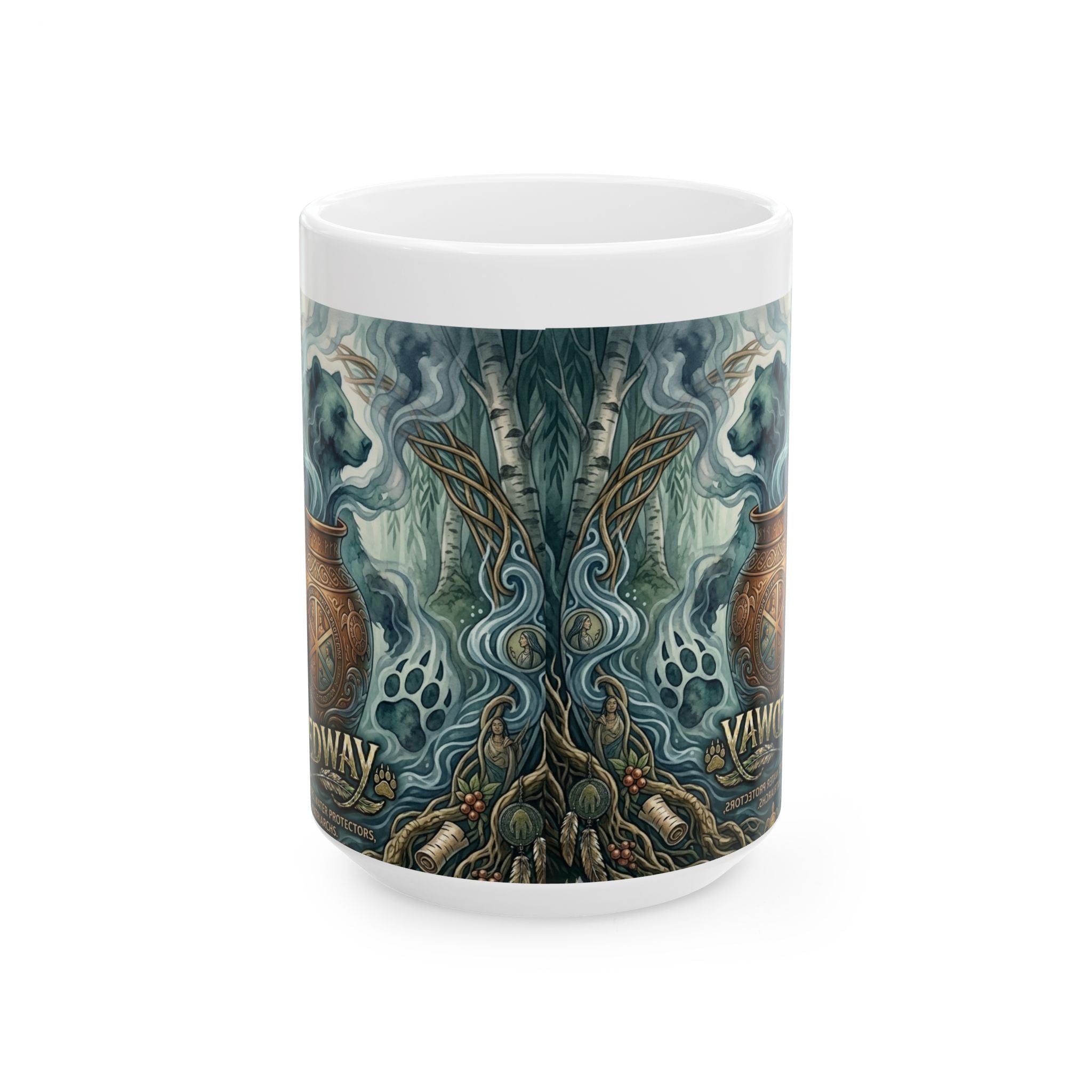 Bear Ceramic Mug, (11oz, 15oz)Ember Spirit Apparel