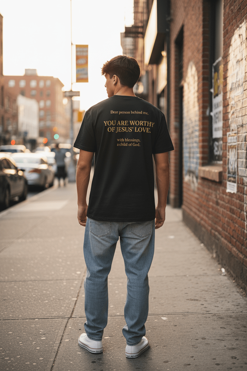 Christian Faith T-Shirt — "You Are Loved by Jesus" Inspirational TeeEmber Spirit Apparel