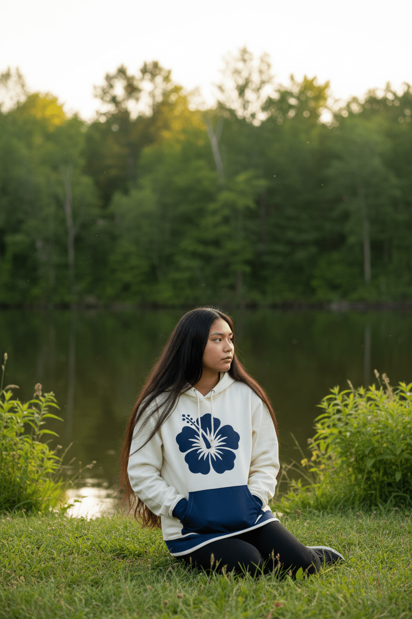Clair's Summer Hoodie - Pullover Hoodie (AOP)Ember Spirit Apparel