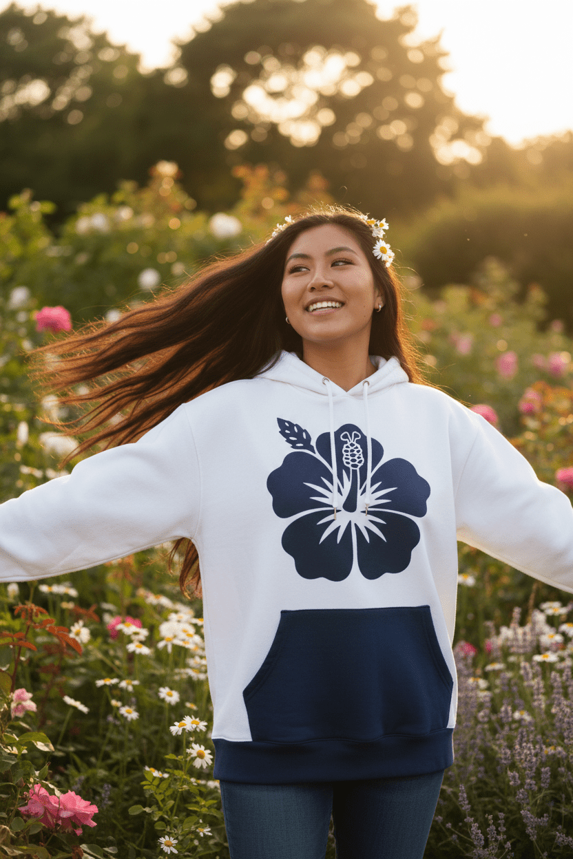 Clair's Summer Hoodie - Pullover Hoodie (AOP)Ember Spirit Apparel