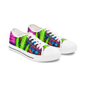 Colorful Painting by Ownee : Print Women's Low Top Sneakers – Vibrant Boho Casual ShoesEmber Spirit Apparel