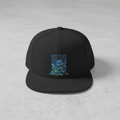Don't Care Bear Snapback Hat — Bold Anti - Drama Flat Bill CapEmber Spirit Apparel