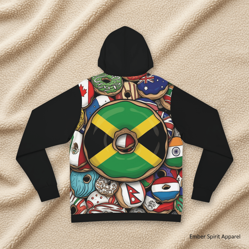 Donut Nation Hoodie — 'Running the Donut Nation' TikTok Fan PulloverEmber Spirit Apparel