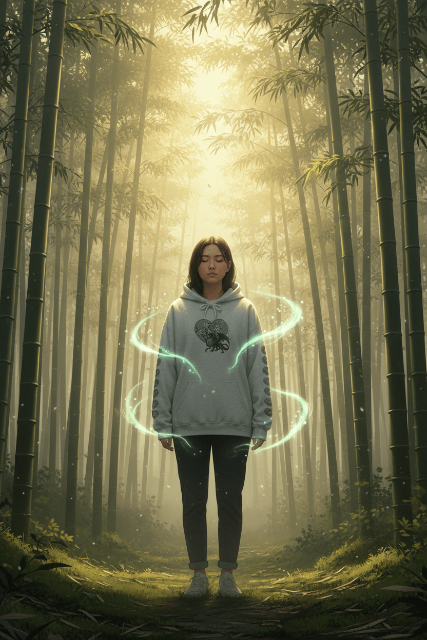 Dragon Luck Hoodie — Magical Chinese Anime Inspired Dragon DesignEmber Spirit Apparel