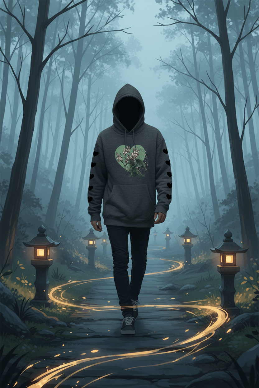 Dragon Luck Hoodie — Magical Chinese Anime Inspired Dragon DesignEmber Spirit Apparel