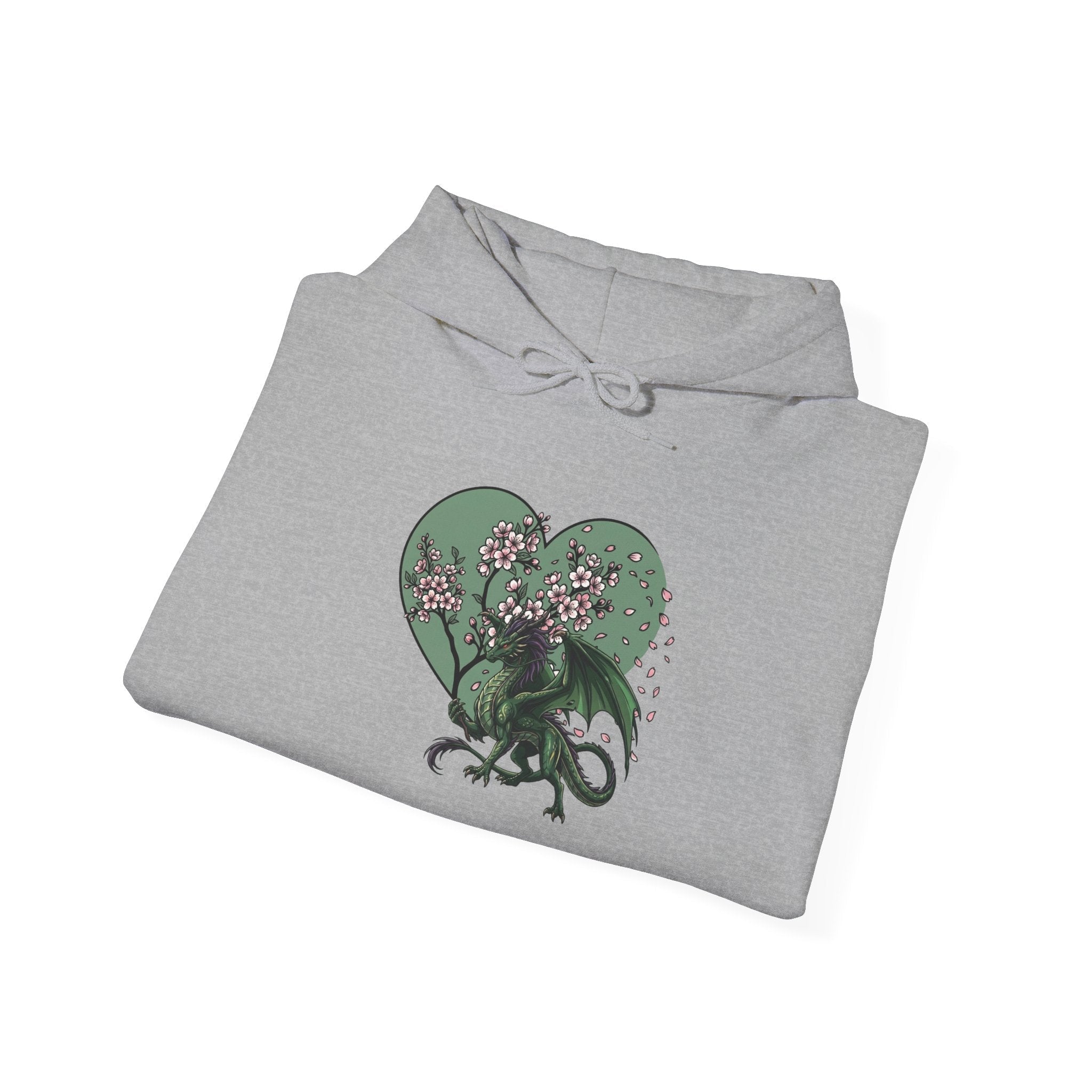 Dragon Luck Hoodie lifestyle photo – anime dragon design cozy streetwear hoodie