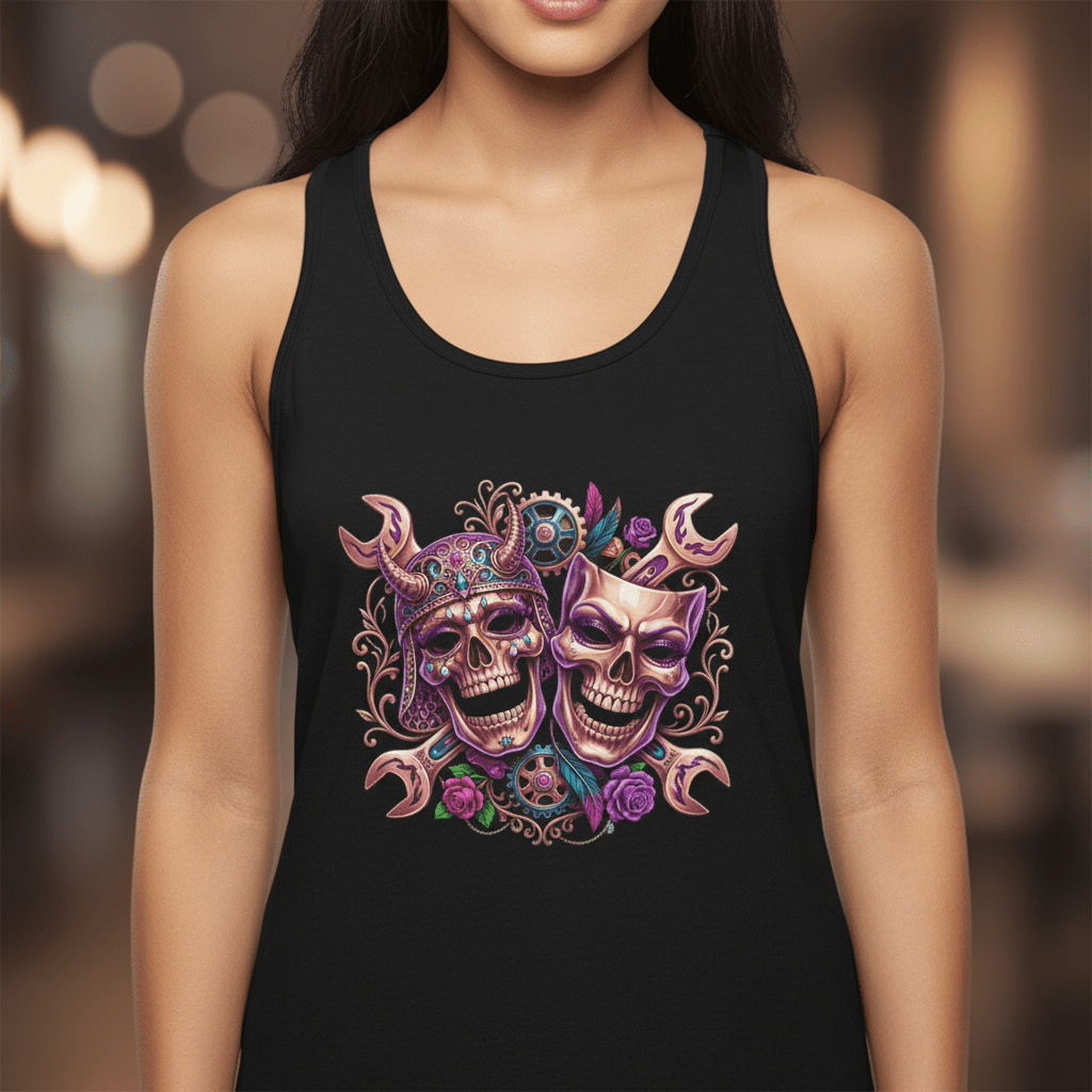 Drama Queen Racerback Tank – 'I Don't Create Drama, I Just Entertain It' Funny Women's TopEmber Spirit Apparel
