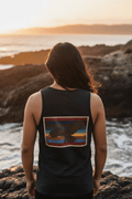 Eagle Love Retro Tank — Vintage Graphic Garment - Dyed TankEmber Spirit Apparel
