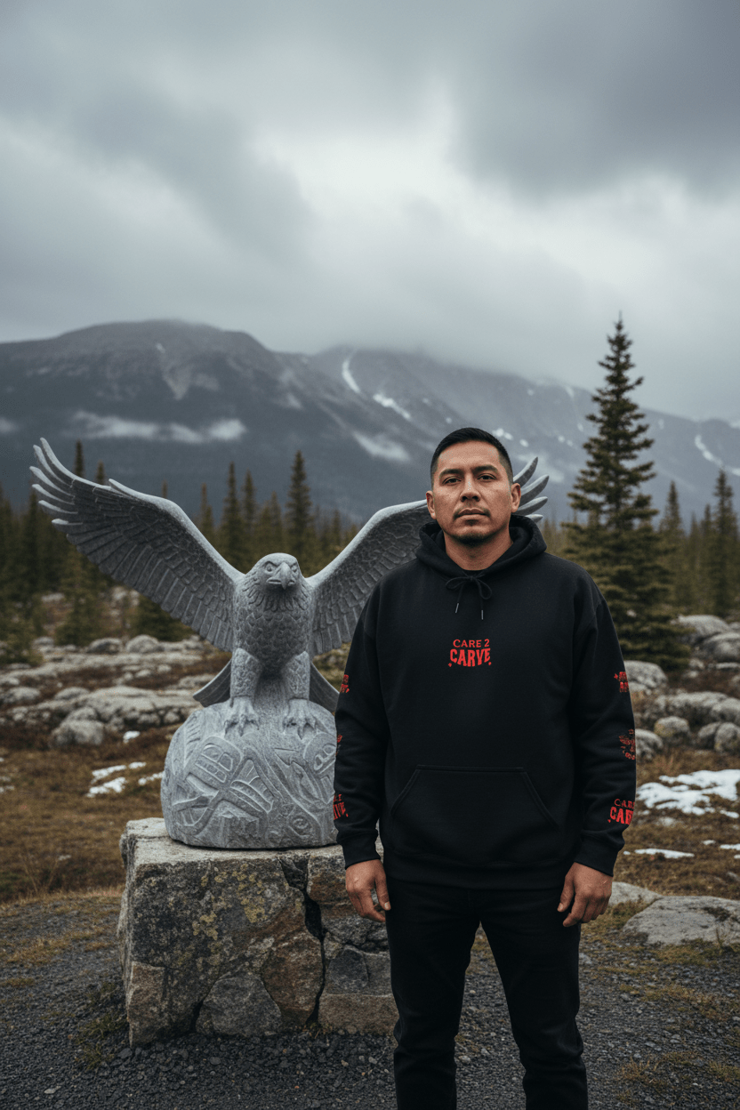 Ed's Inspirational Tribute Hoodie — "Care to Carve" Tribute SweatshirtEmber Spirit Apparel