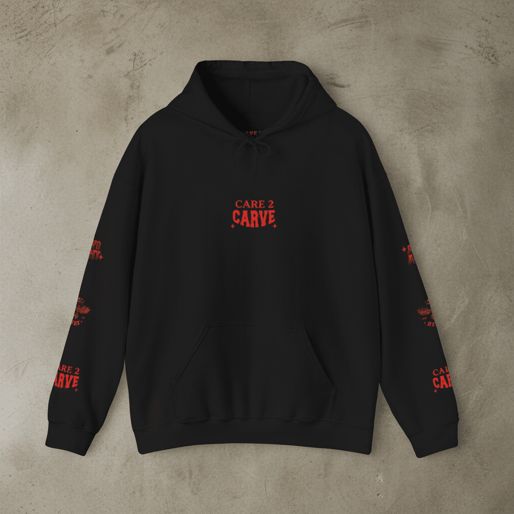 Ed's Inspirational Tribute Hoodie — "Care to Carve" Tribute SweatshirtEmber Spirit Apparel