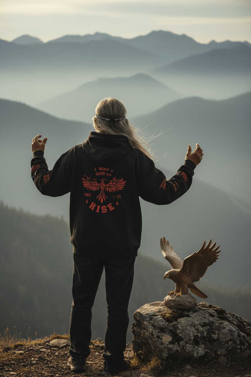 Ed's Inspirational Tribute Hoodie — "Care to Carve" Tribute SweatshirtEmber Spirit Apparel