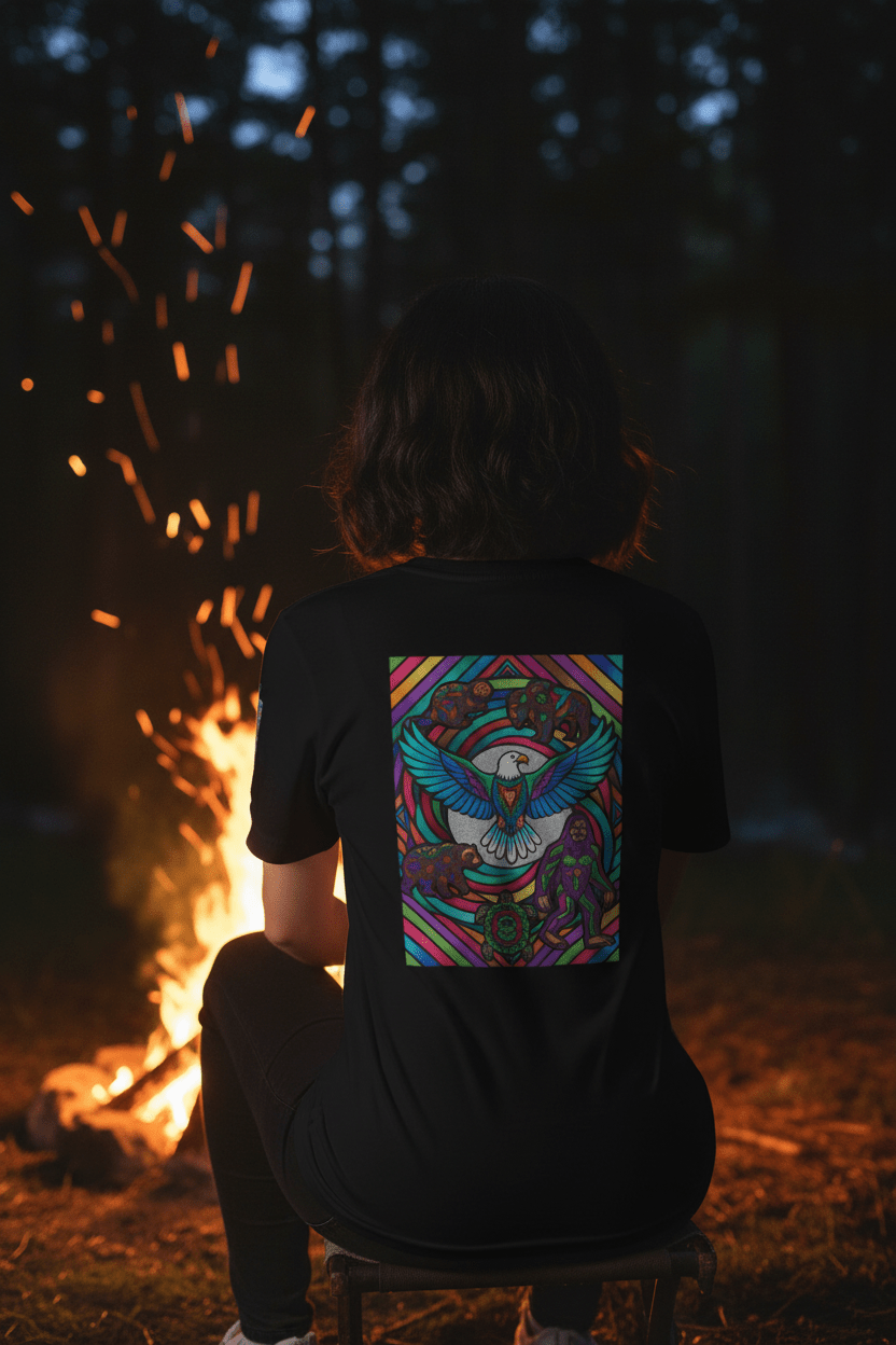 Ember Spirit 7 Grandfather Teachings Unisex T-Shirt – Indigenous Streetwear Graphic TeeEmber Spirit Apparel