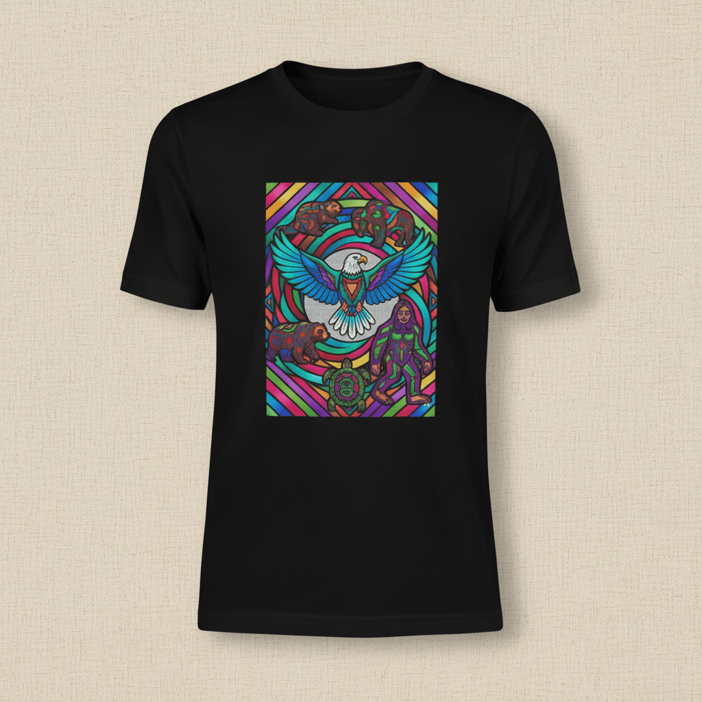 Ember Spirit 7 Grandfather Teachings Unisex T-Shirt – Indigenous Streetwear Graphic TeeEmber Spirit Apparel