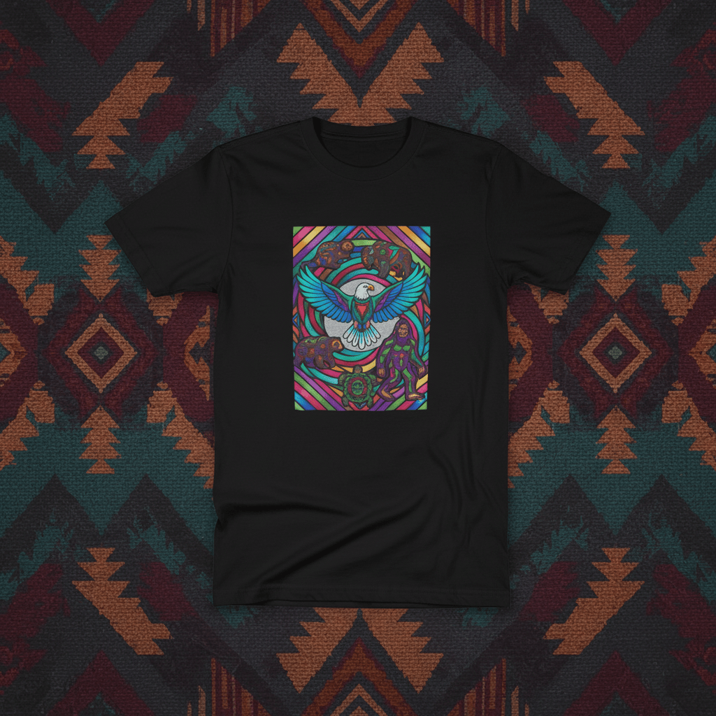Ember Spirit 7 Grandfather Teachings Unisex T-Shirt – Indigenous Streetwear Graphic TeeEmber Spirit Apparel