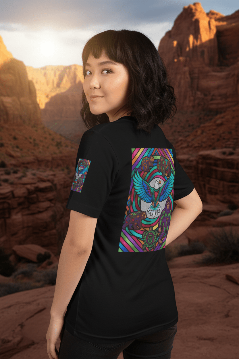 Ember Spirit 7 Grandfather Teachings Unisex T-Shirt – Indigenous Streetwear Graphic TeeEmber Spirit Apparel