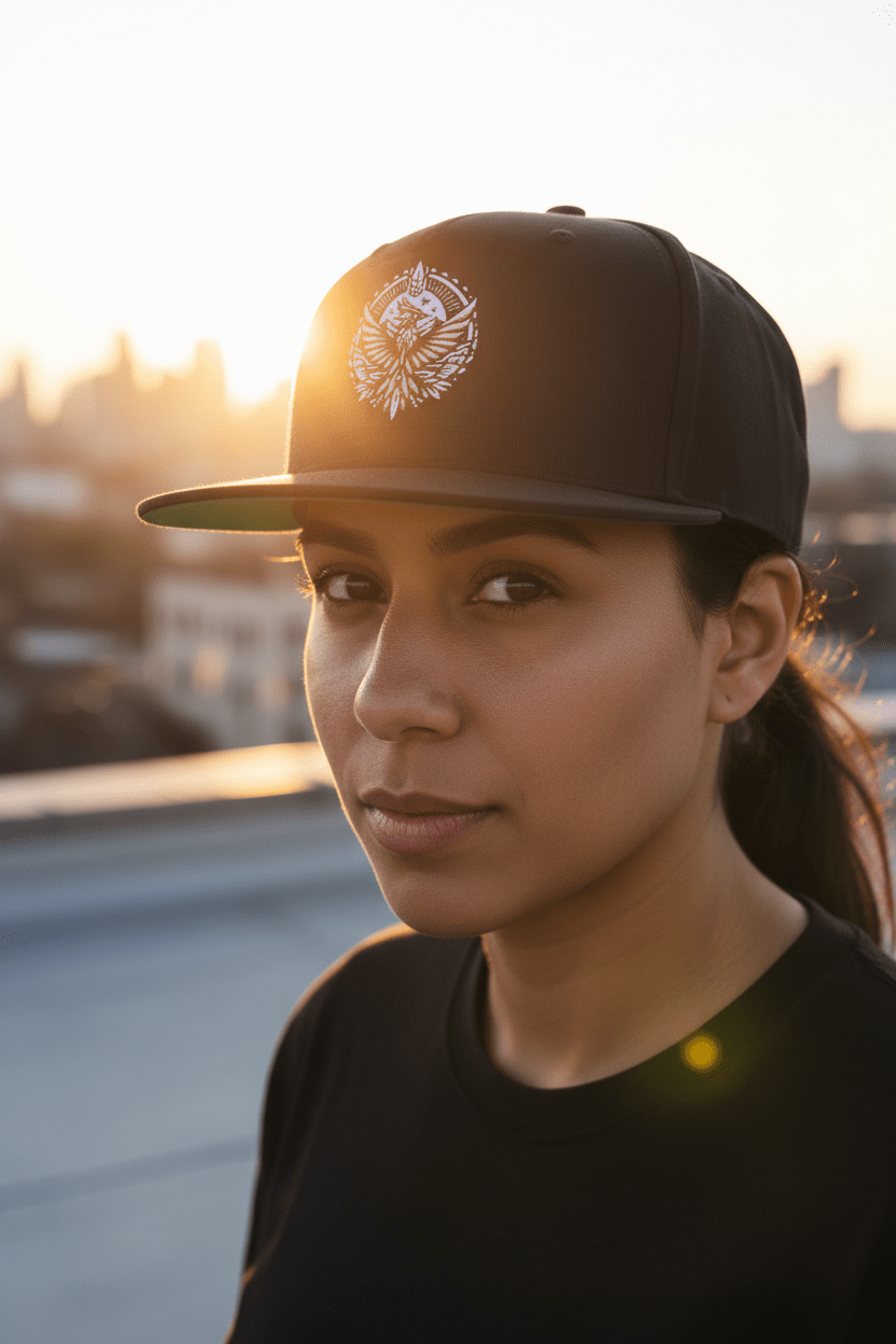 Ember Spirit "And Still I Rise" Flat Bill CapEmber Spirit Apparel