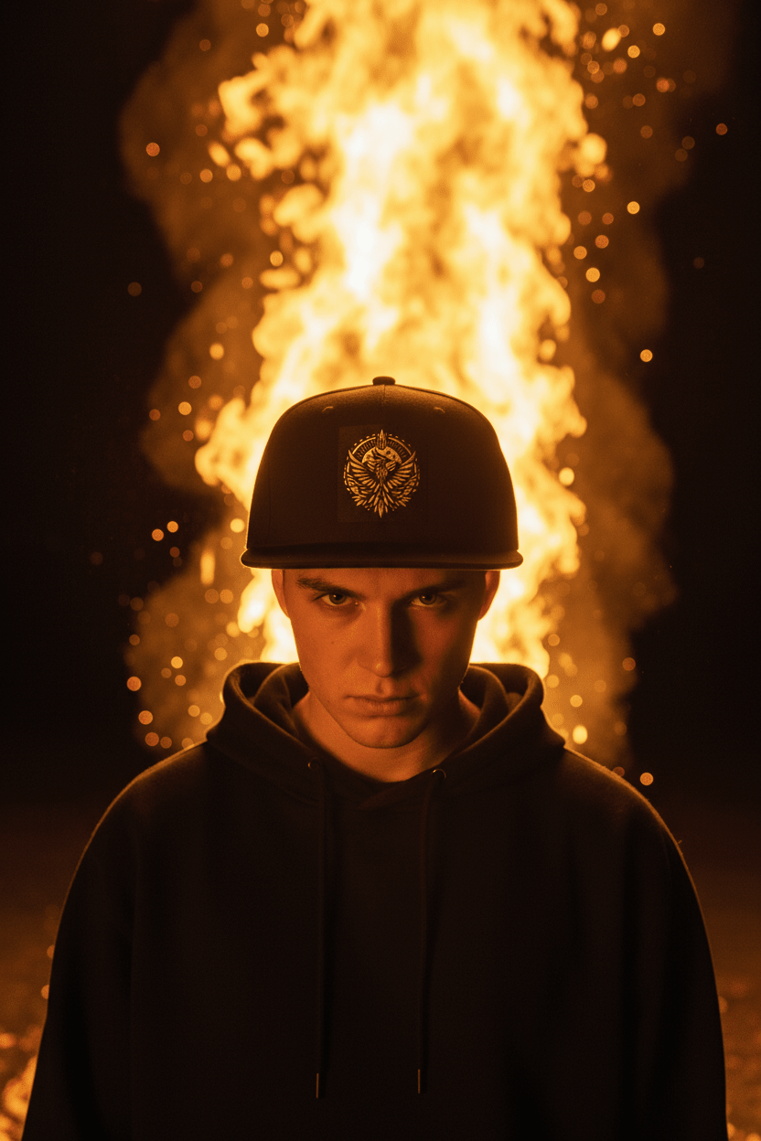 Ember Spirit "And Still I Rise" Flat Bill CapEmber Spirit Apparel