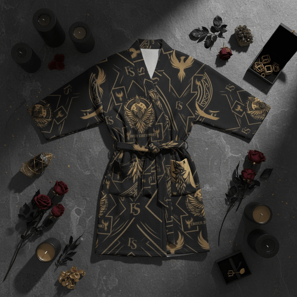 Ember Spirit Appeal- Women's Loose-fitting BathrobeEmber Spirit Apparel