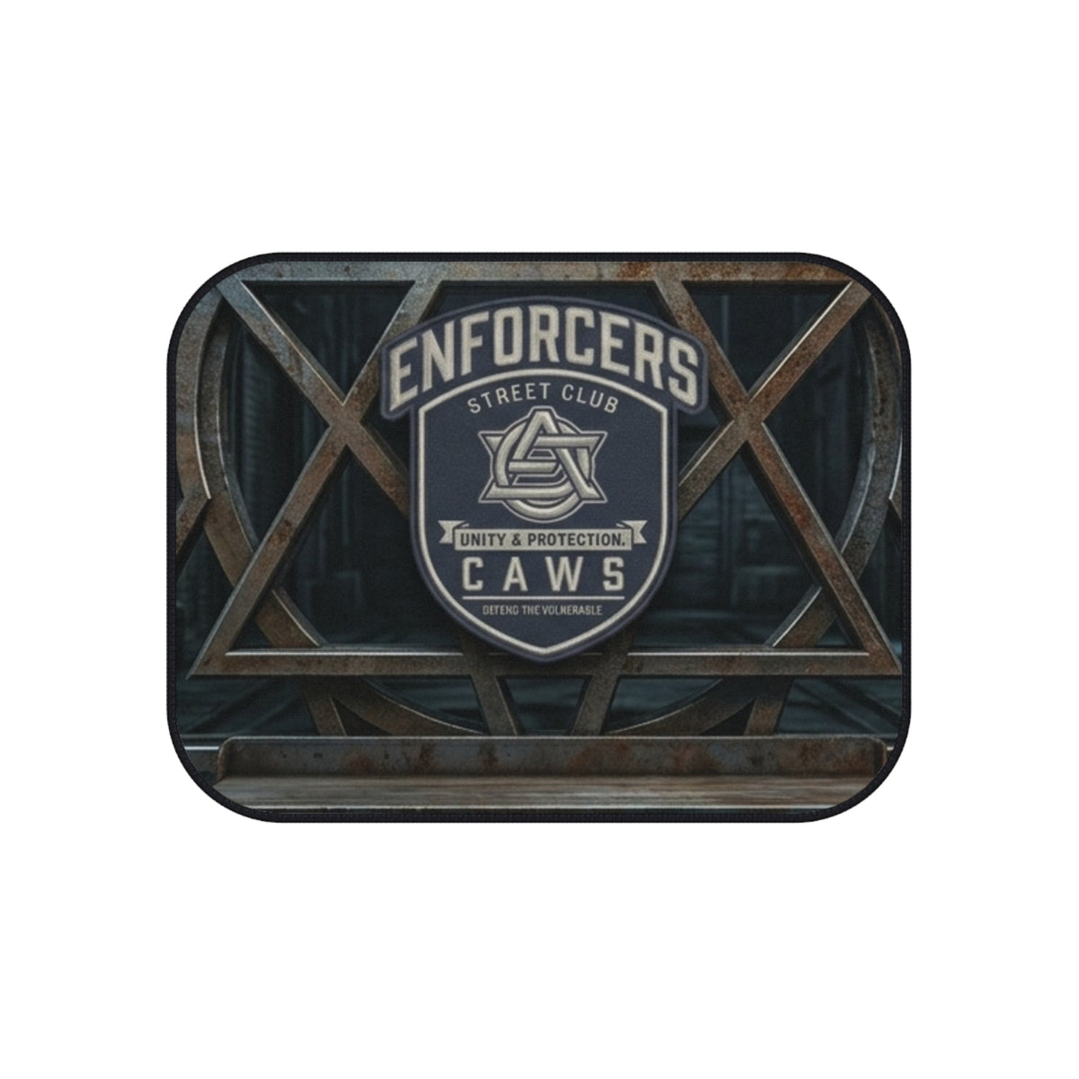 Enforcers C.A.W.S. Shield Car Mats (Set of 4) — Heavy-Duty Automotive Floor MatsEmber Spirit Apparel