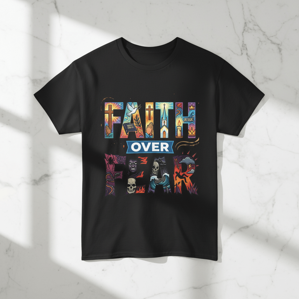 Faith Gives You Strength Tee — Inspirational Christian Graphic T-ShirtEmber Spirit Apparel
