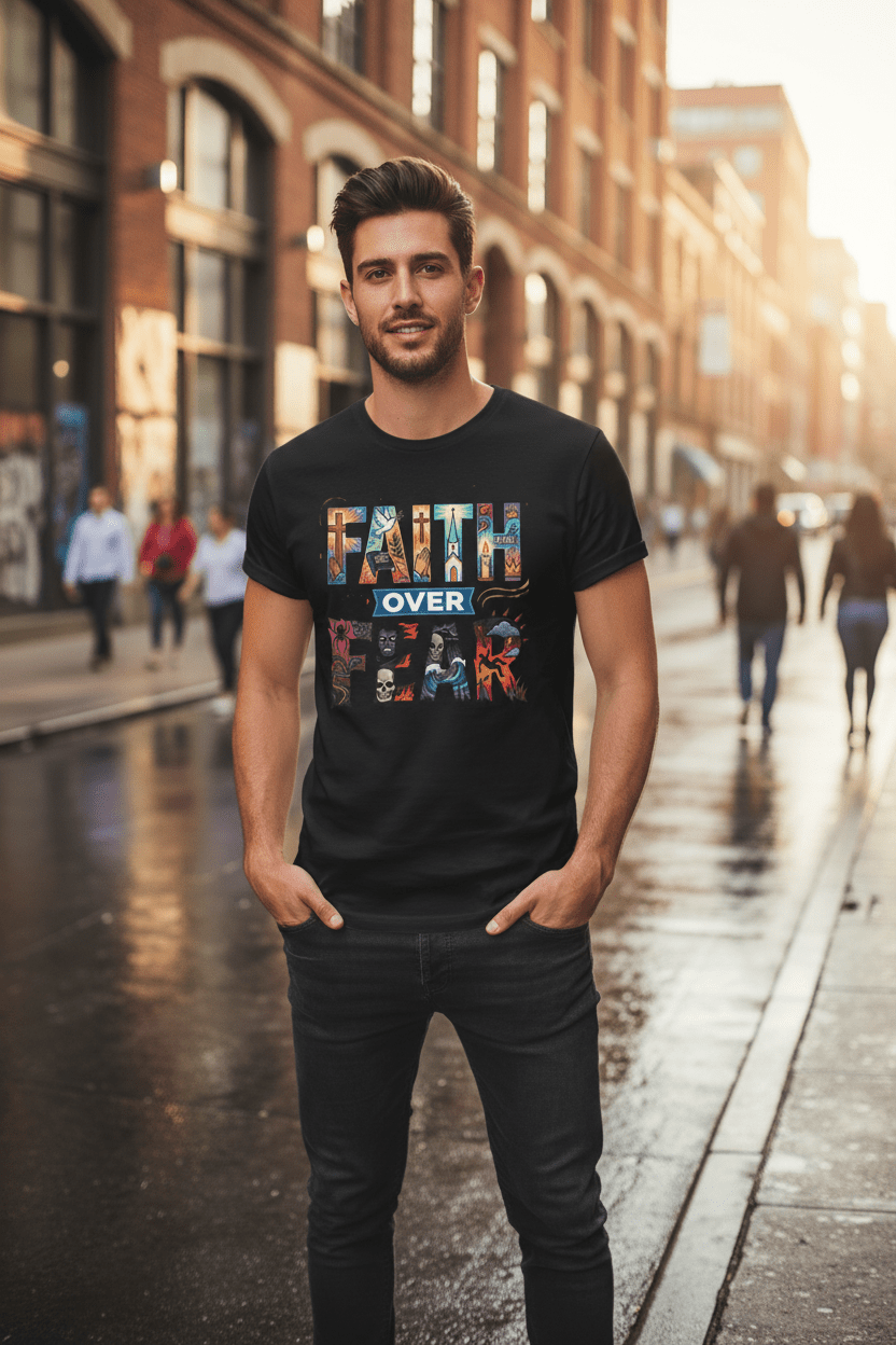Faith Gives You Strength Tee — Inspirational Christian Graphic T-ShirtEmber Spirit Apparel