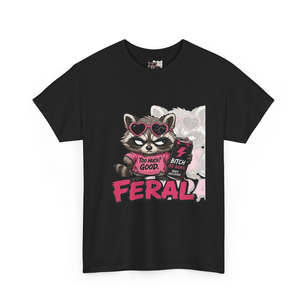Feral Racoon - Unisex Heavy Cotton TeeEmber Spirit Apparel