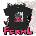 Feral Racoon - Unisex Heavy Cotton TeeEmber Spirit Apparel