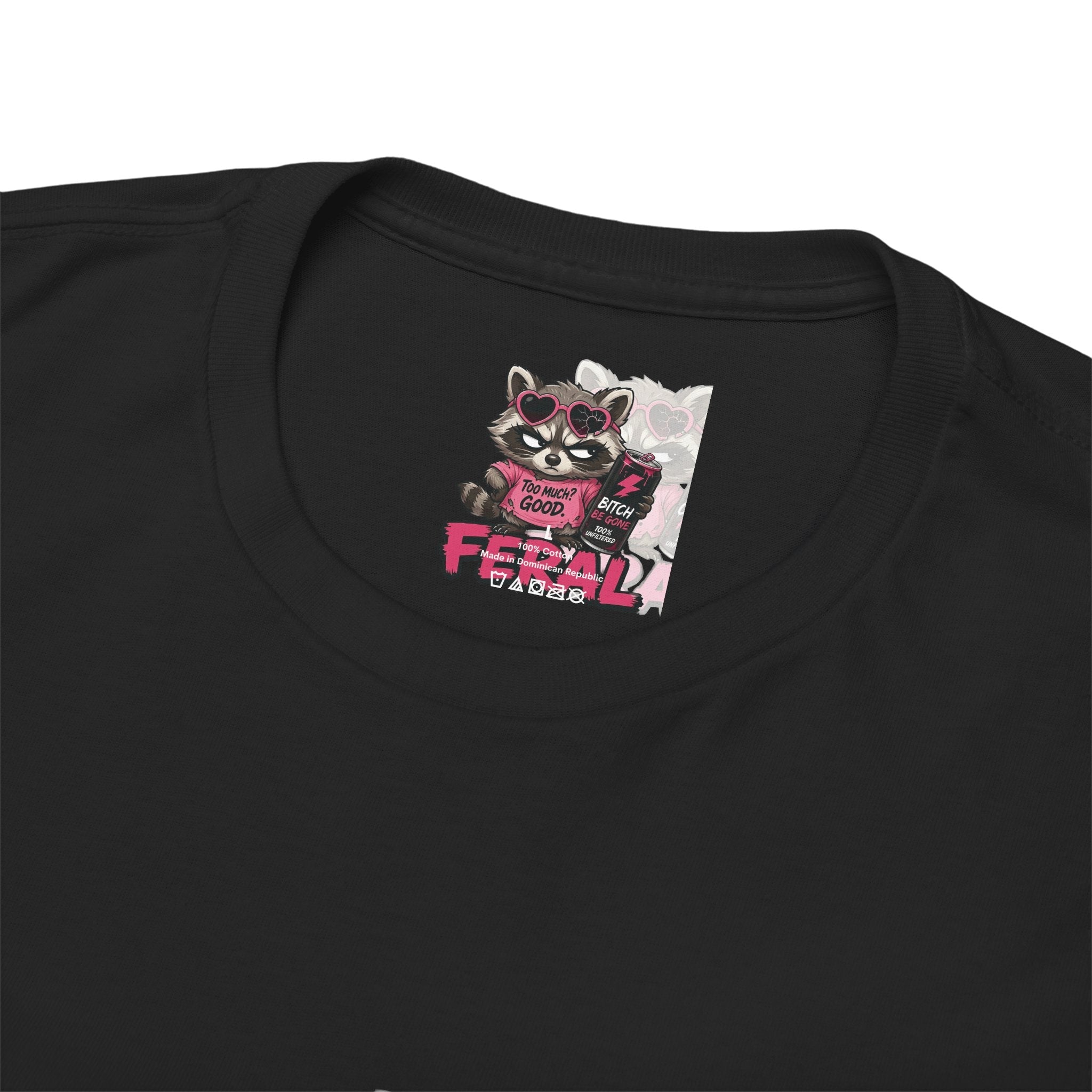 Feral Racoon - Unisex Heavy Cotton TeeEmber Spirit Apparel