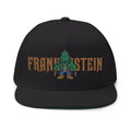 Flat Bill Cap — Embroidered 'Frank'n'Stein' Monster Logo SnapbackEmber Spirit Apparel