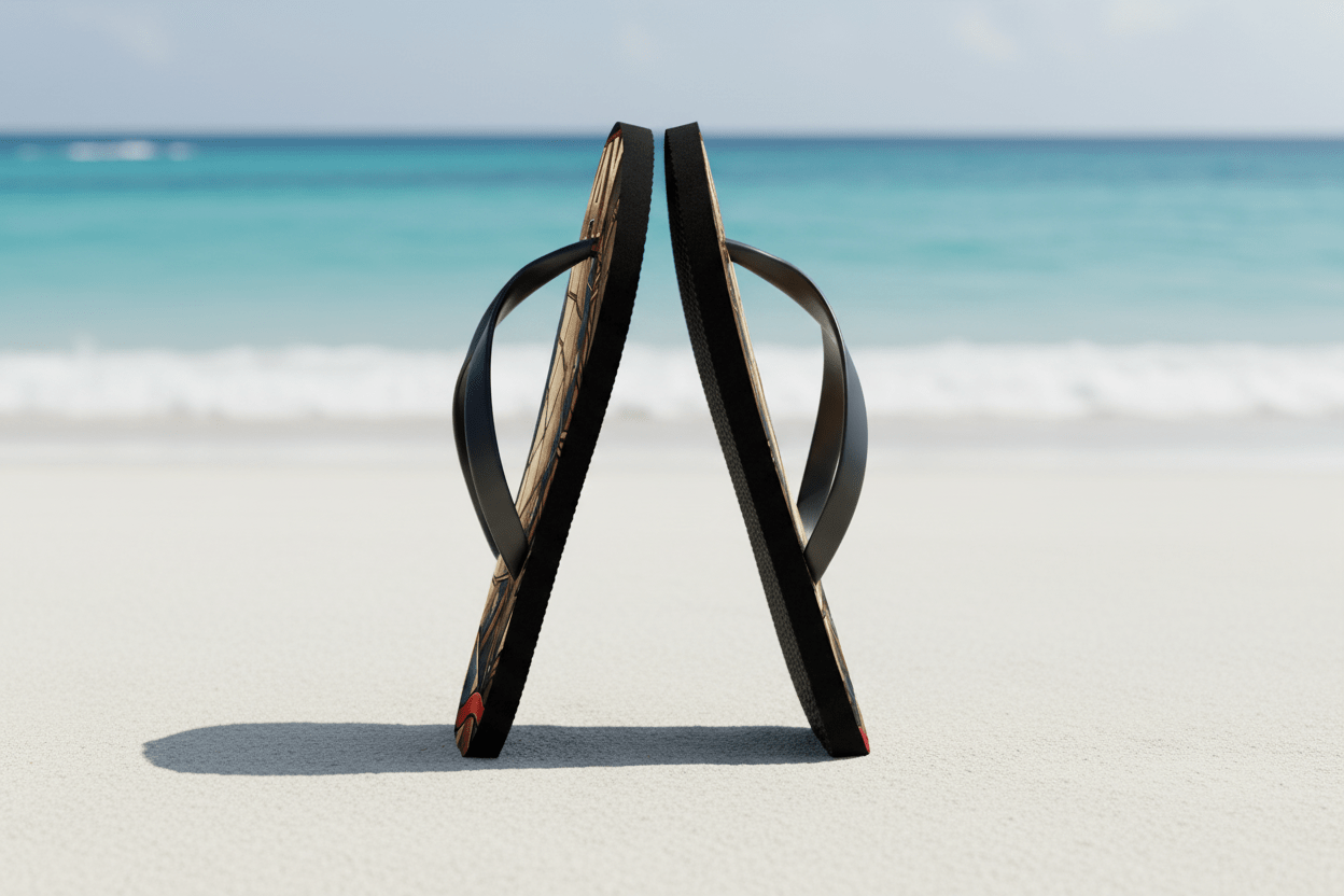 Flip Flops - Redway Dreamcatcher Graphic Beach Sandals.Ember Spirit Apparel
