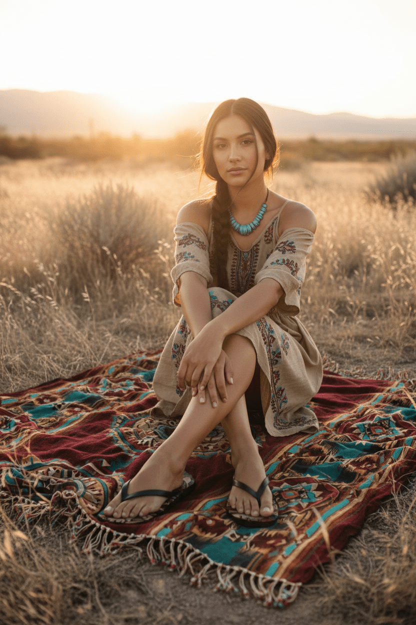 Flip Flops - Redway Dreamcatcher Graphic Beach Sandals.Ember Spirit Apparel