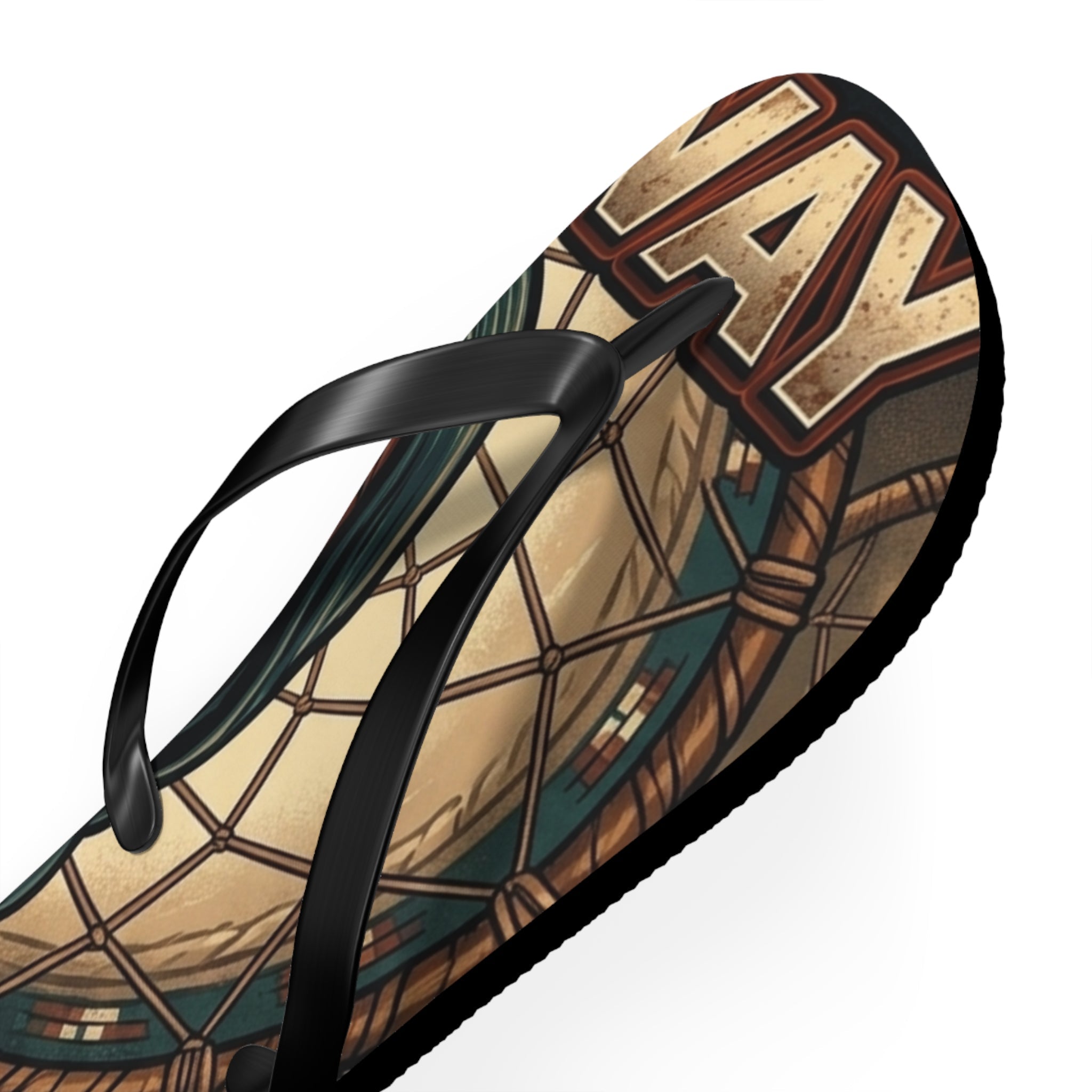 Flip Flops - Redway Dreamcatcher Graphic Beach SandalsEmber Spirit Apparel