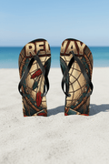 Flip Flops - Redway Dreamcatcher Graphic Beach Sandals.Ember Spirit Apparel