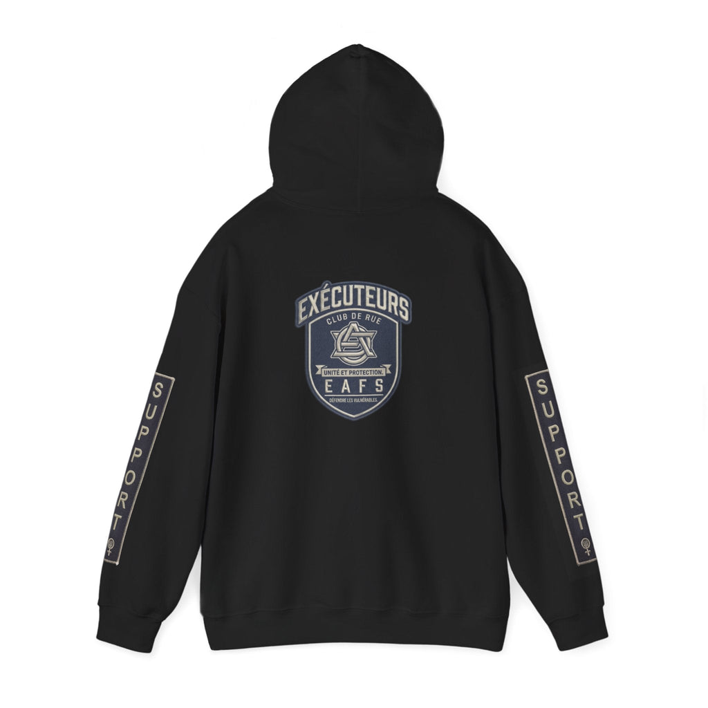 French Support Gear (EAFS) Enfants Animals Feme Seniors -CAWS - Enforcers - Unisex Heavy Blend Hooded SweatshirtEmber Spirit Apparel