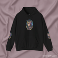 Gamer Goddess Hoodie — Medusa Floral Headphones Portrait All - Over Print.Ember Spirit Apparel