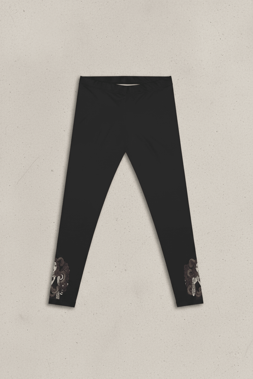 Goth Lilith Leggings — Women's Alternative Punk AOPEmber Spirit Apparel