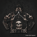 Goth Skull Hoodie — Mens Dark Skull Graphic HoodieEmber Spirit Apparel