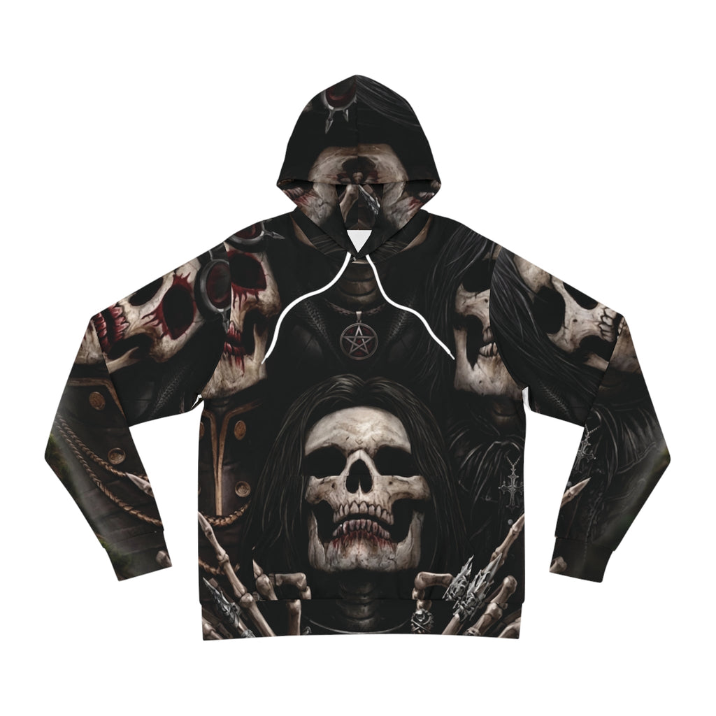 Goth Skull Hoodie — Mens Dark Skull Graphic HoodieEmber Spirit Apparel