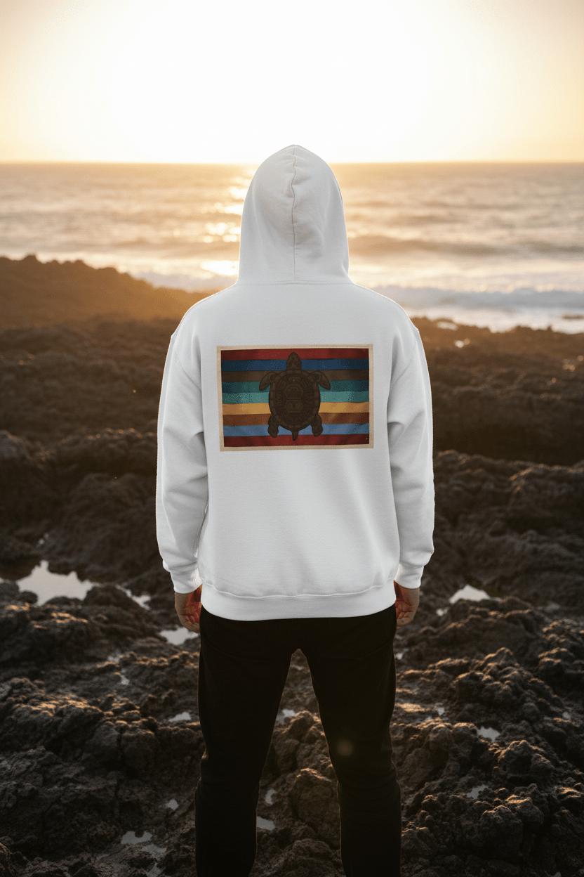 Grandfather Teachings Turtle Hoodie — 7 Indigenous Values DesignEmber Spirit Apparel
