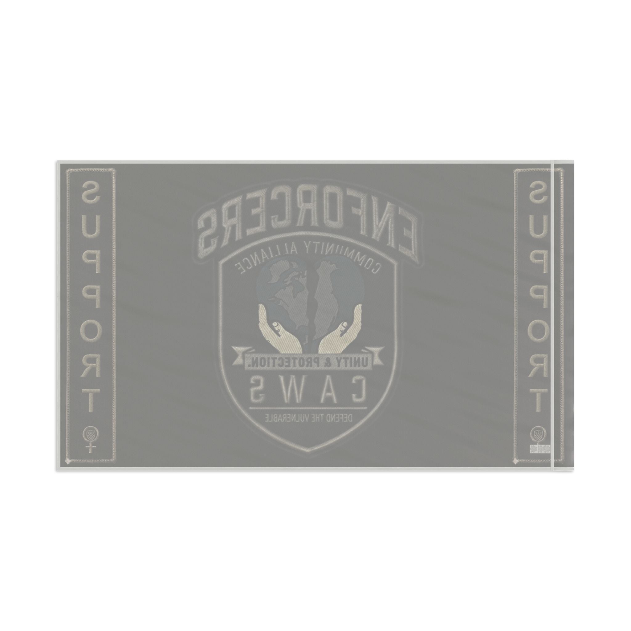 Heart & Hand : CAWS - Enforcers Street Club Flag – Unity & Protection CAWS EmblemEmber Spirit Apparel