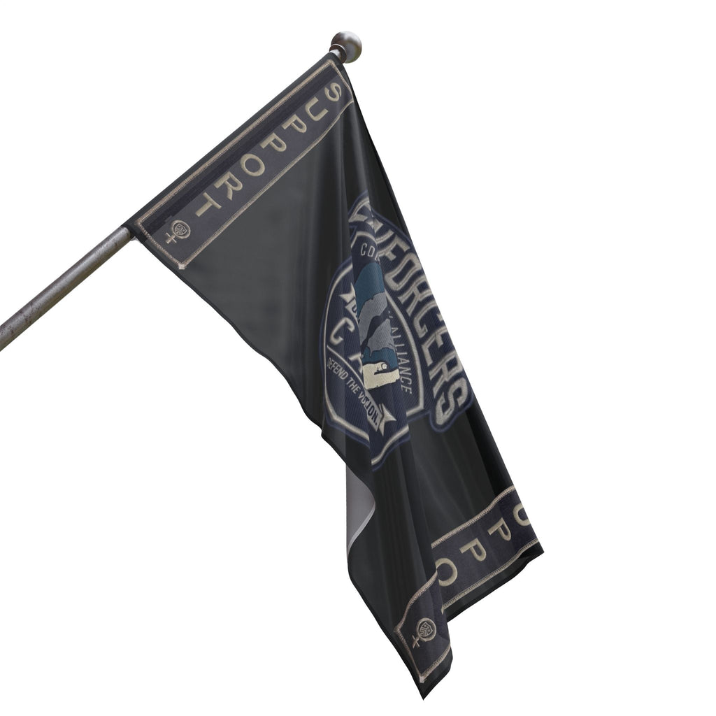 Heart & Hand : CAWS - Enforcers Street Club Flag – Unity & Protection CAWS EmblemEmber Spirit Apparel