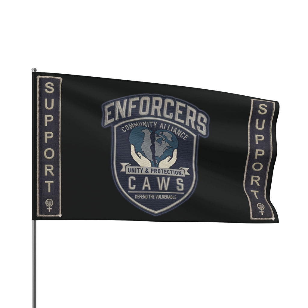 Heart & Hand : CAWS - Enforcers Street Club Flag – Unity & Protection CAWS EmblemEmber Spirit Apparel
