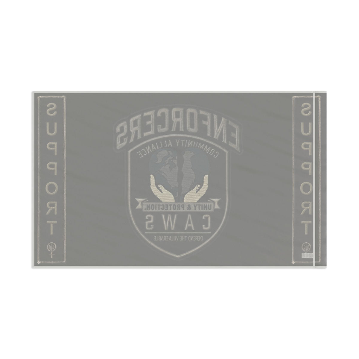 Heart & Hand : CAWS - Enforcers Street Club Flag – Unity & Protection CAWS EmblemEmber Spirit Apparel