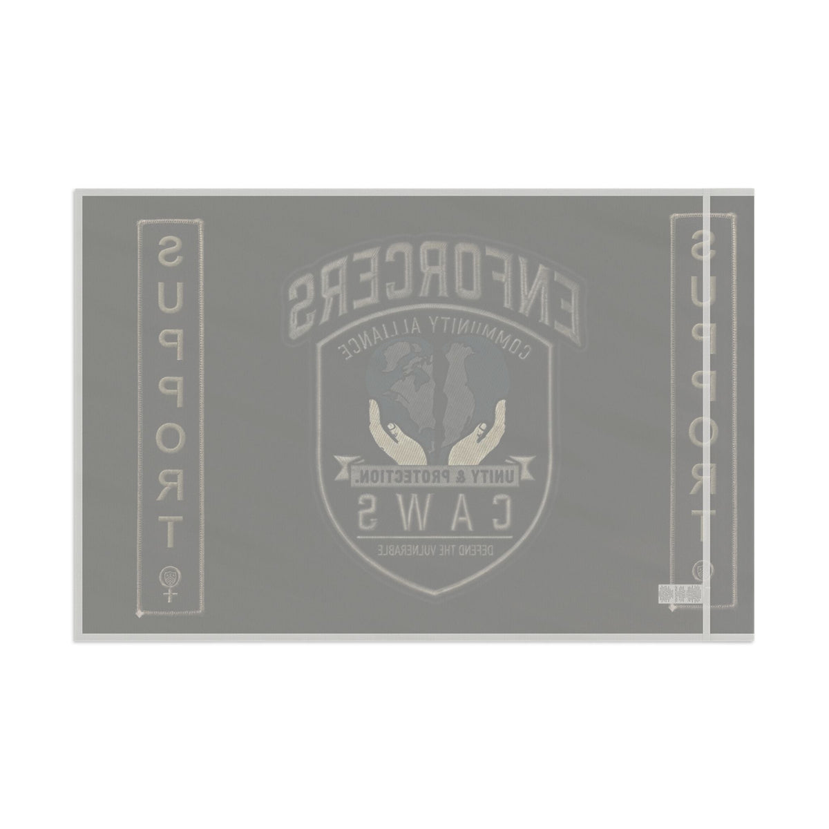 Heart & Hand : CAWS - Enforcers Street Club Flag – Unity & Protection CAWS EmblemEmber Spirit Apparel
