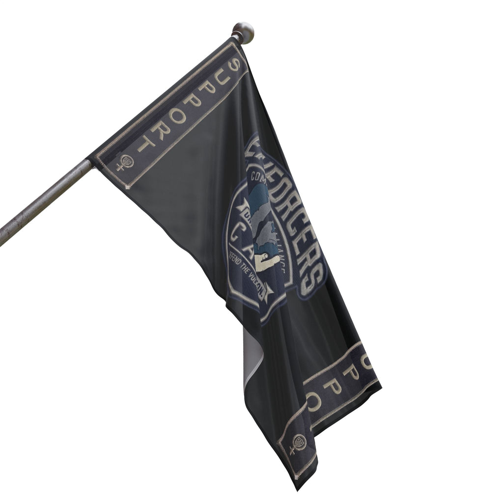 Heart & Hand : CAWS - Enforcers Street Club Flag – Unity & Protection CAWS EmblemEmber Spirit Apparel